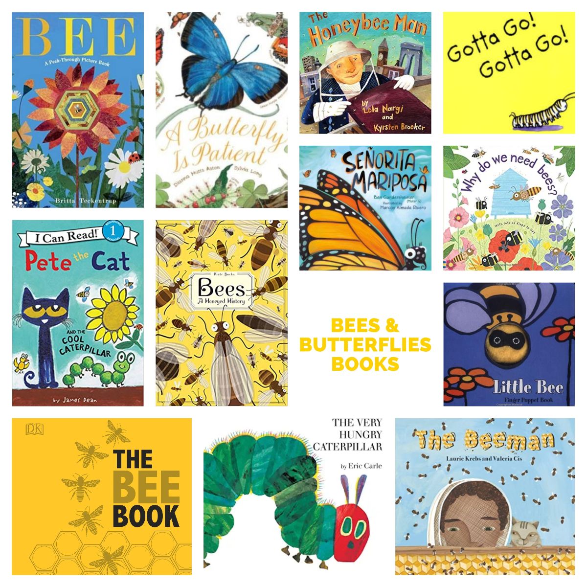 Bees and Butterflies Books